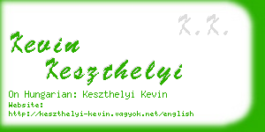 kevin keszthelyi business card